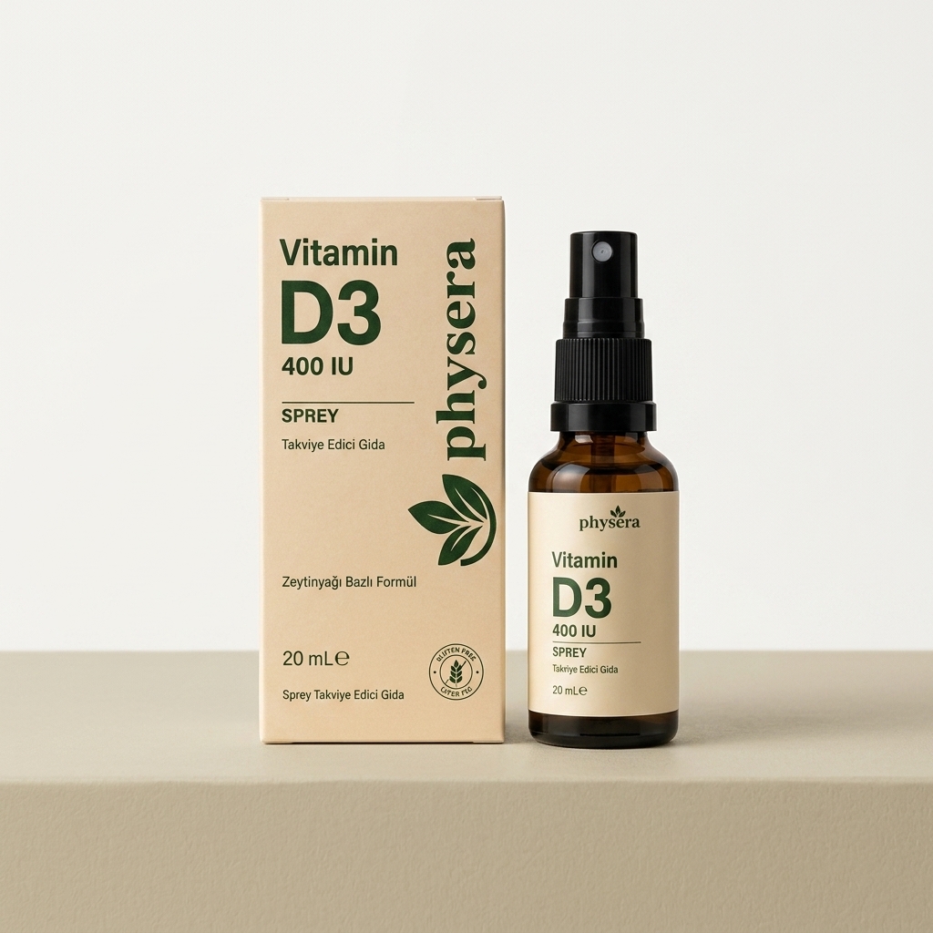 Physera Vitamin D3 400 IU Sprey ürün görseli